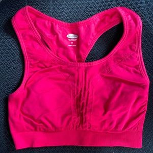 Women’s Old Navy Pink Sports Bra in size Medium